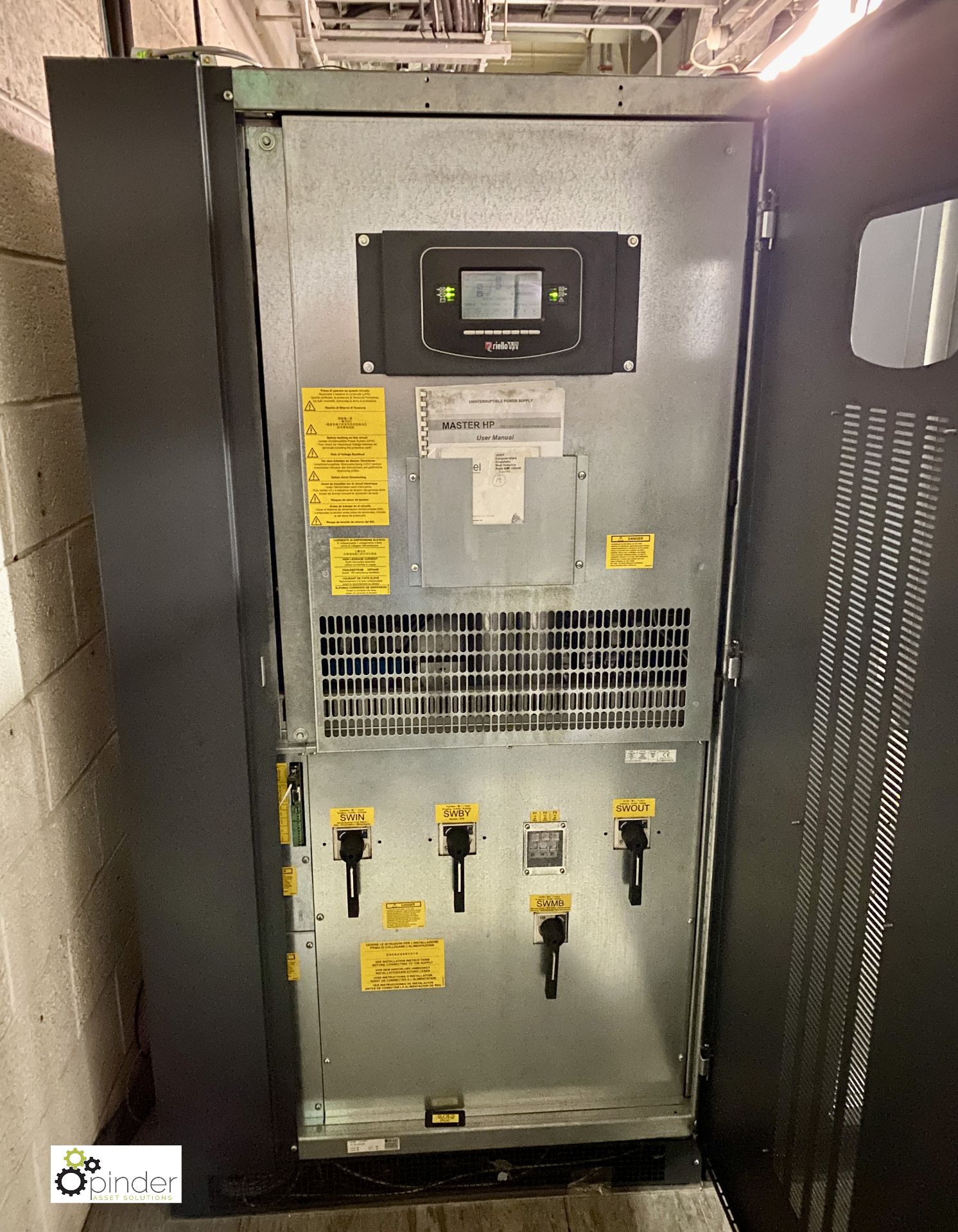 Riello MHT200 P Uninterruptible Power Supply, 200kva, serial number MR16 UP 520370001, year circa - Image 3 of 11