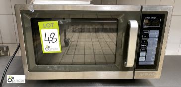 Burco stainless steel commercial Microwave Oven, 240volts