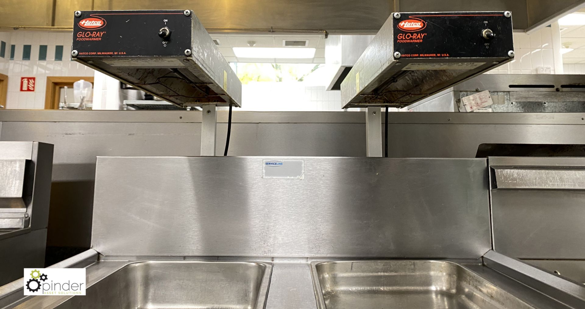 Imperial CIFSSP stainless steel mobile gas fired 5-basket Chip Fryer, attached to Imperial IF-DS- - Image 9 of 11