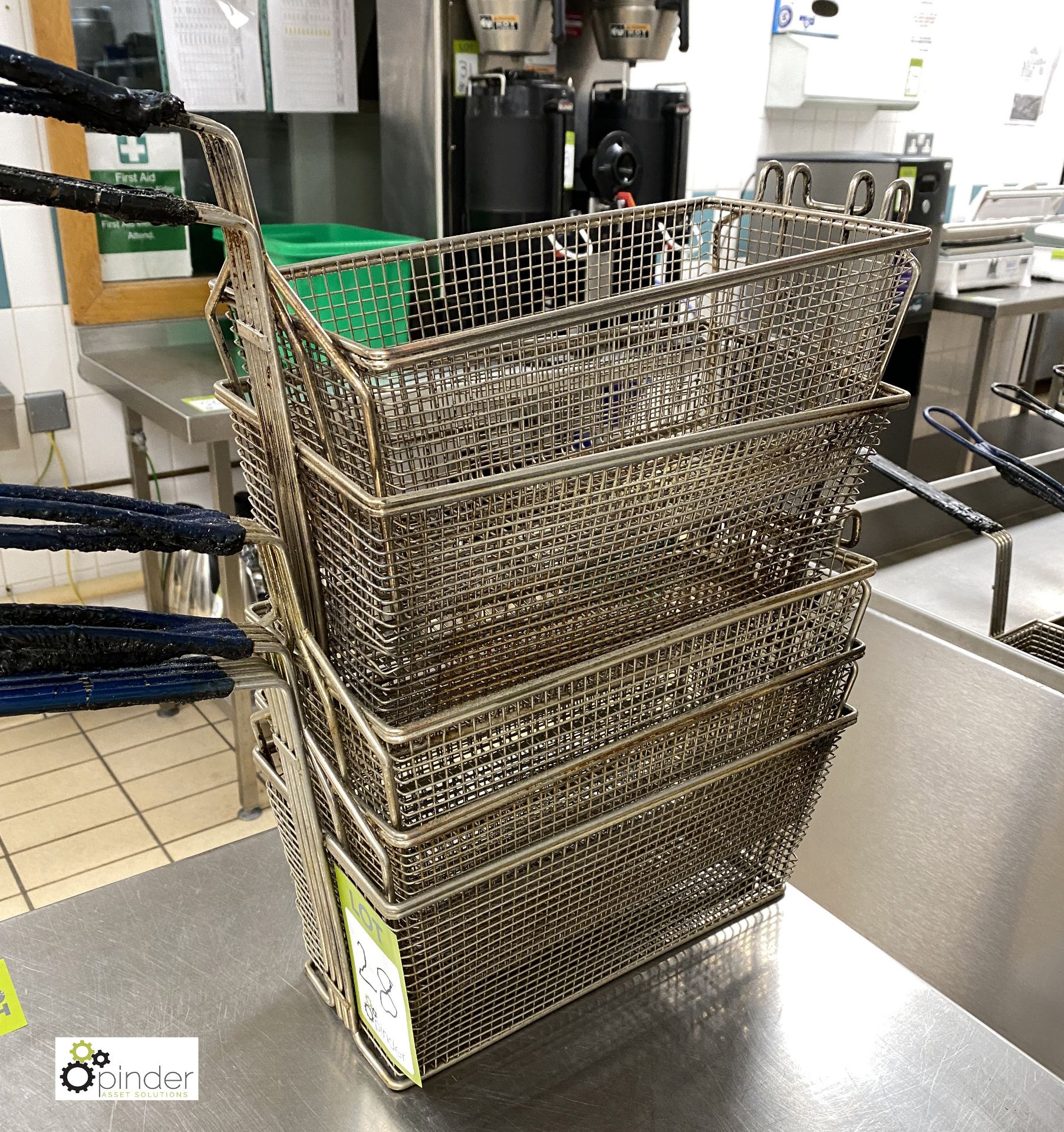 5 deep fat fryer Baskets - Image 2 of 2