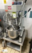 Crypto Peerless EM20 stand mounted Planetary Mixer, with bowl and paddle, 240volts, with stand