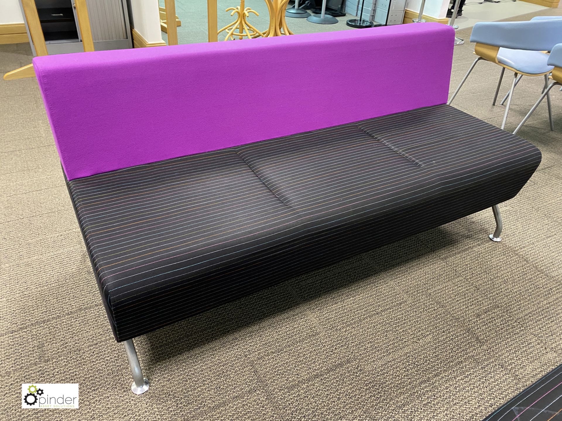 Pair upholstered multi coloured Breakout Sofas, 1600mm (located on 3rd floor) - Image 3 of 3