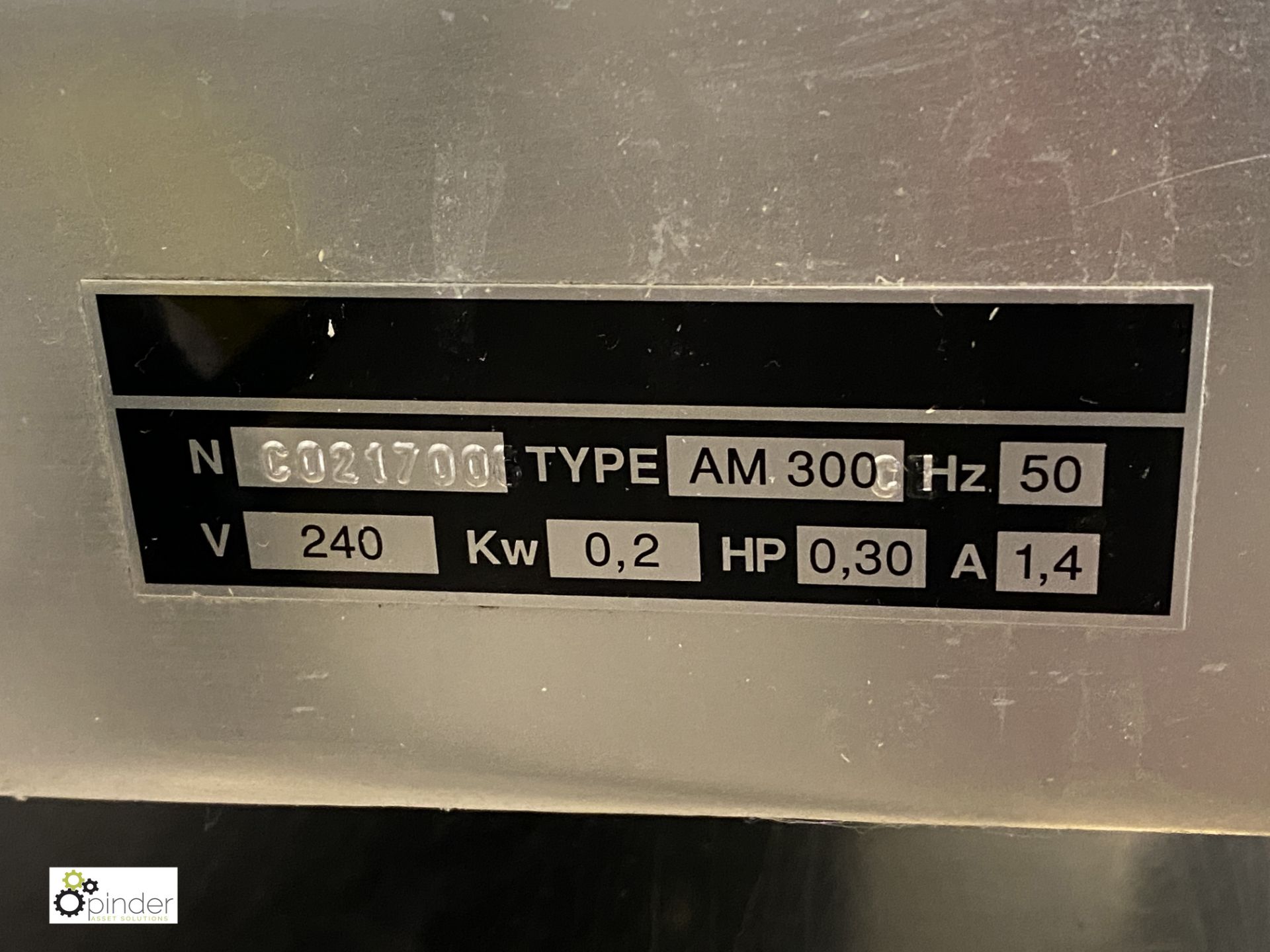 Omega AM300C Meat Slicer, 240volts - Image 3 of 3