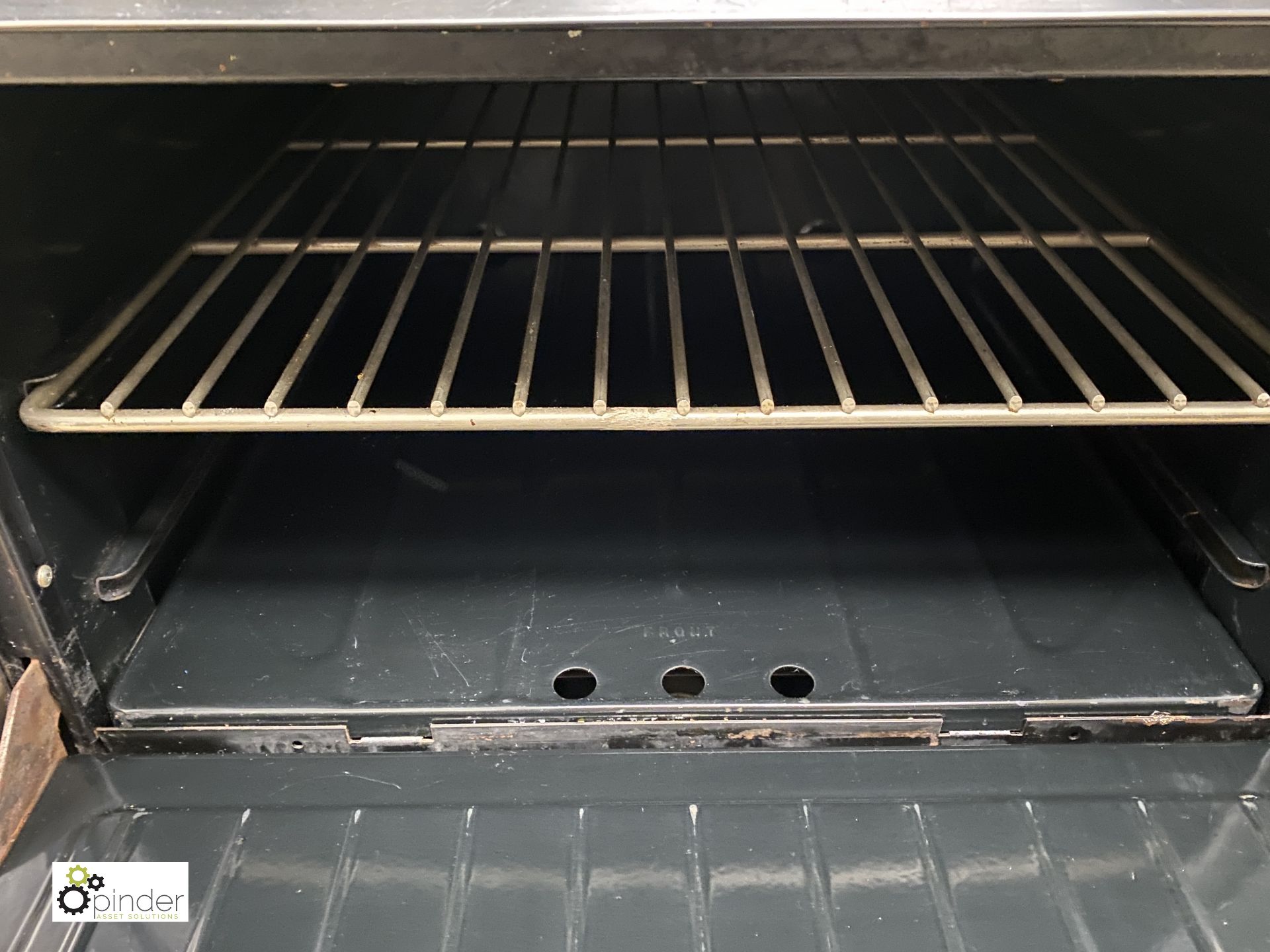 Garland gas fired stainless steel Cooking Range comprising Garland contact bullseye top oven, - Image 6 of 6