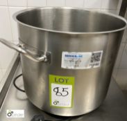 Stainless steel Boiling Pot, 240volts (no lid)