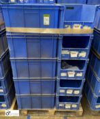 25 Stapelbehalter BITO Norm 643 plastic stackable Storage Containers and 5 Rerstop plastic stackable