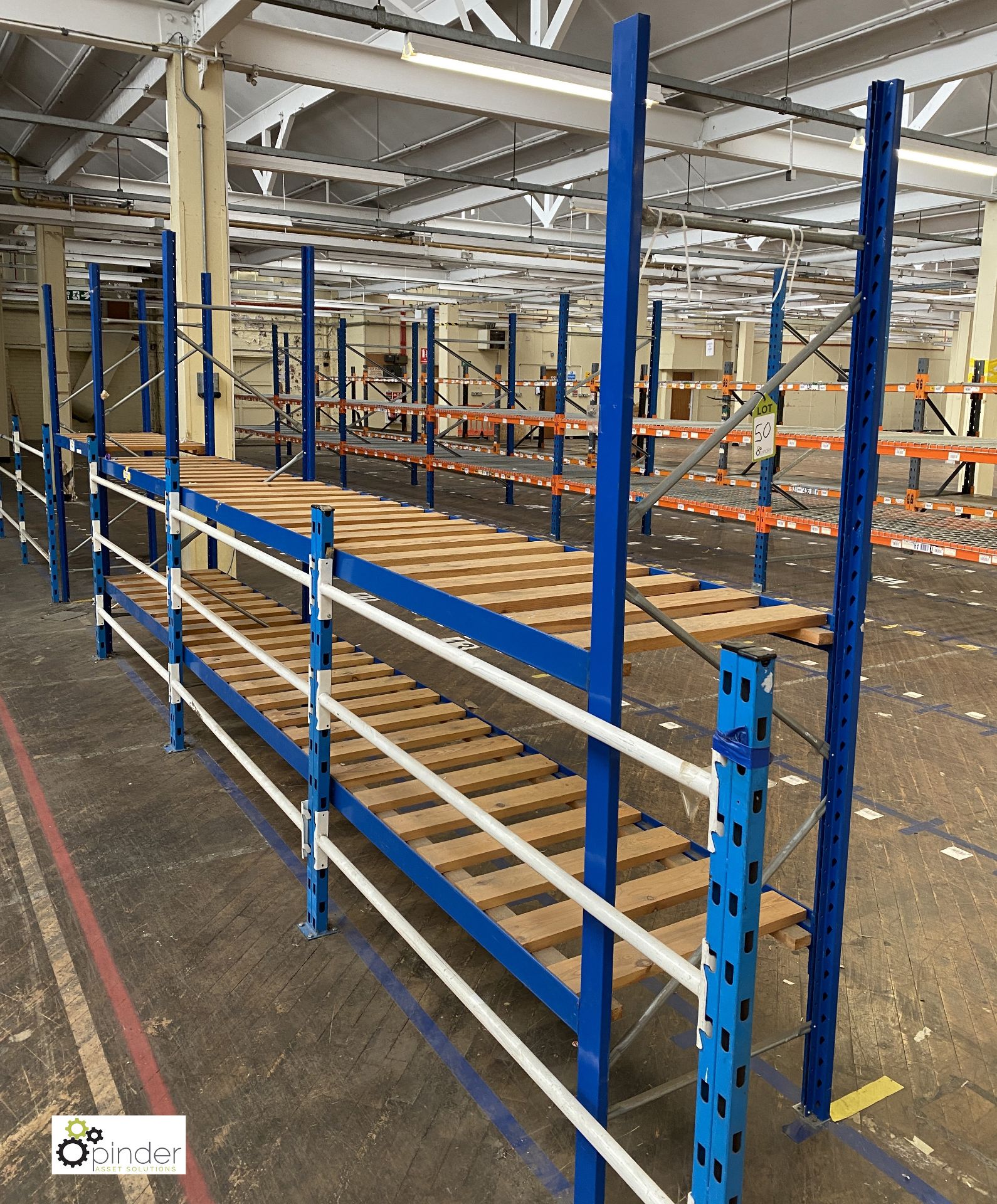 3 bays boltless Racking comprising 4 uprights 2100mm x 620mm wide, 4 beams 2930mm, 6 beams 1440mm, - Image 3 of 3