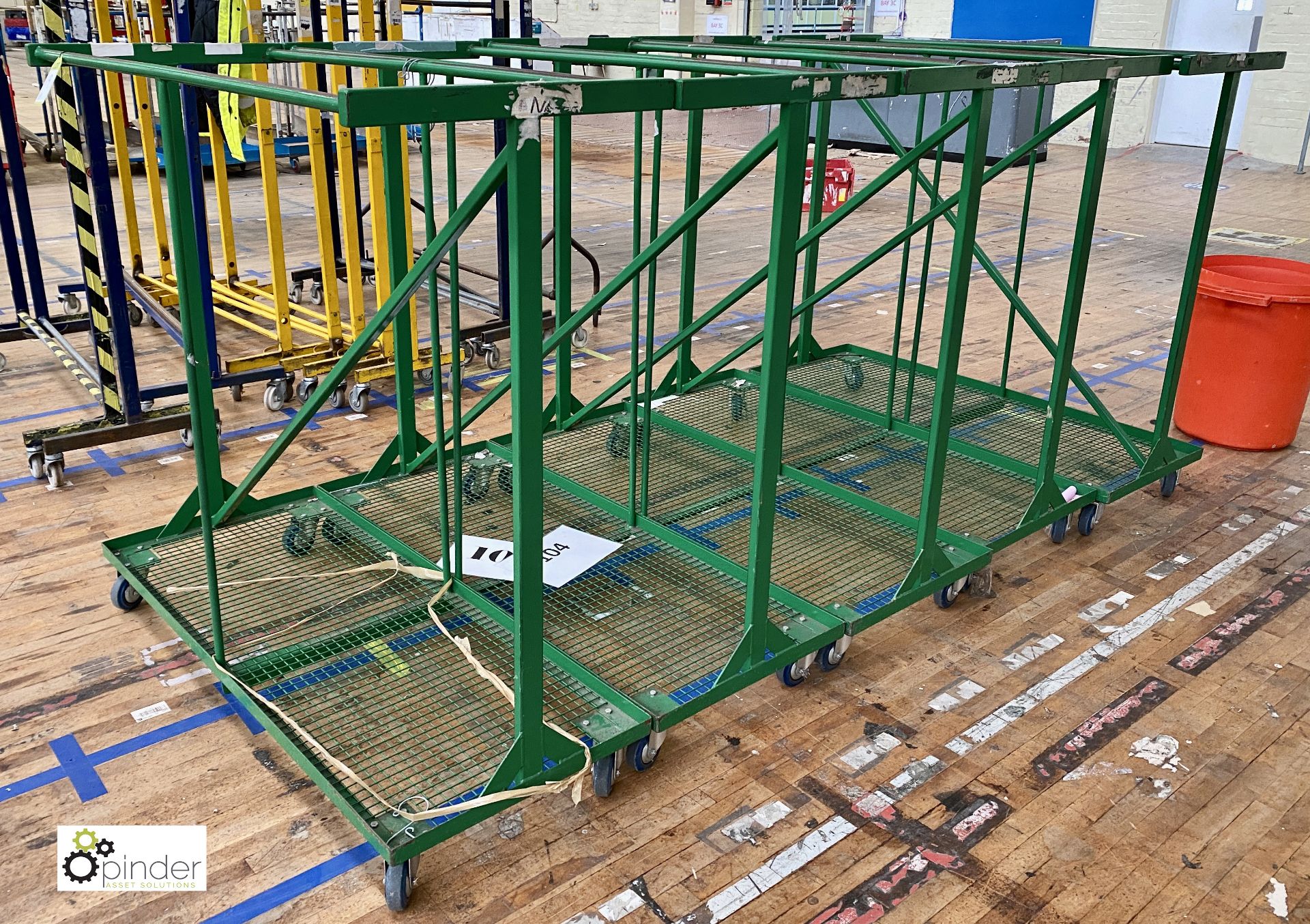 5 fabricated Garment Trolleys