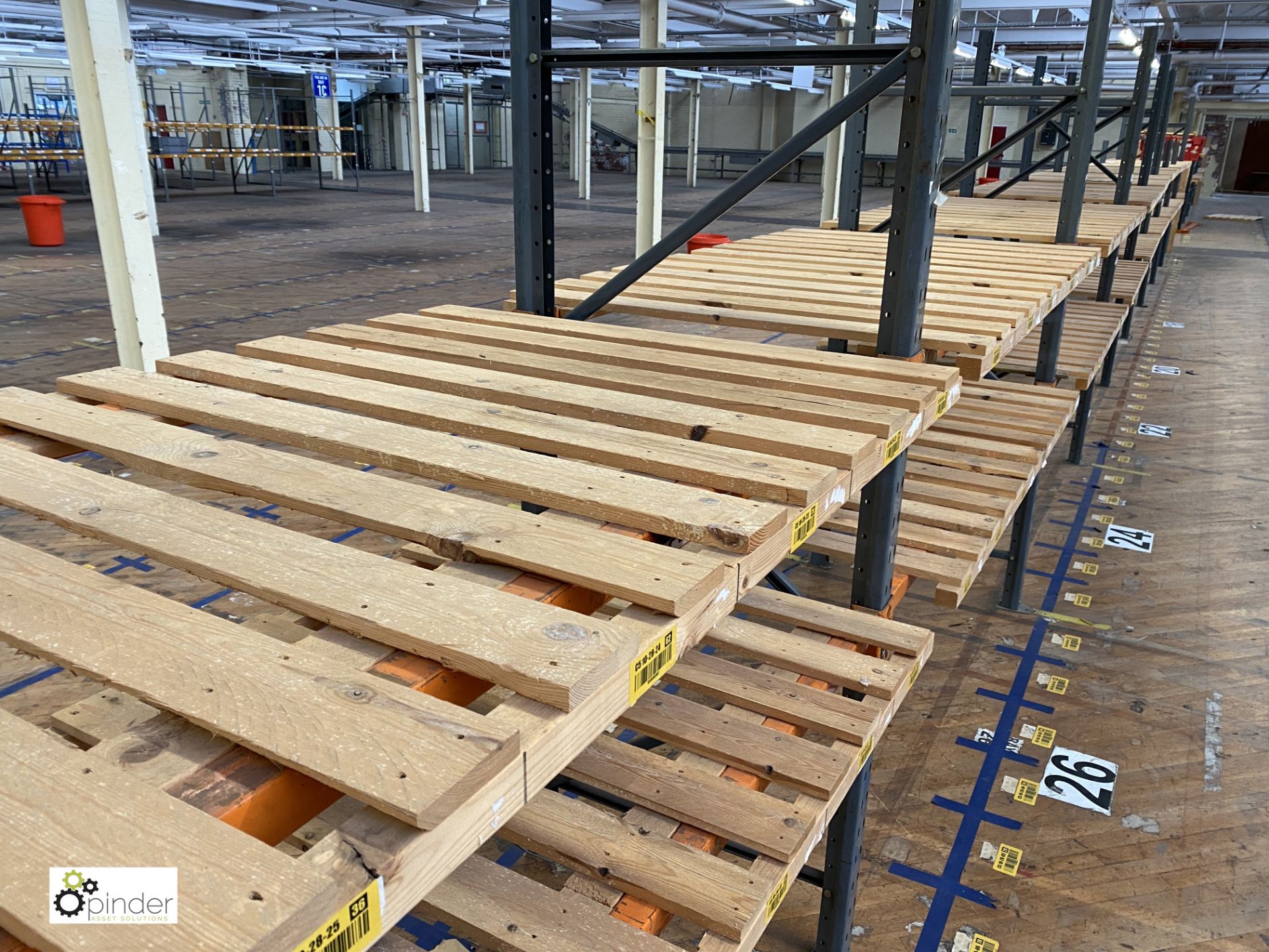 9 bays Dexion Speedlock Racking comprising 8 uprights 2440mm x 910mm wide, 2 uprights 1830mm x 910mm - Image 3 of 5