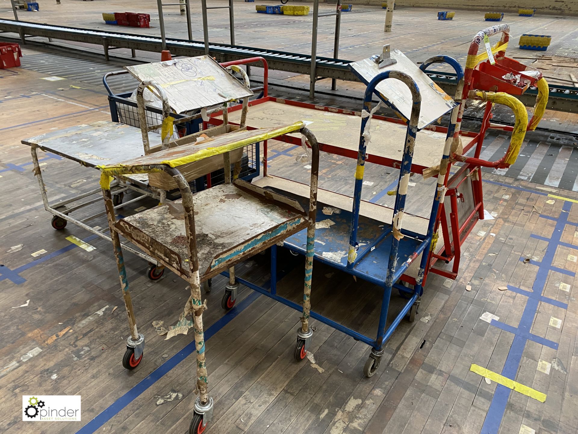 4 various Trolleys and Picking Lectern - Image 2 of 3