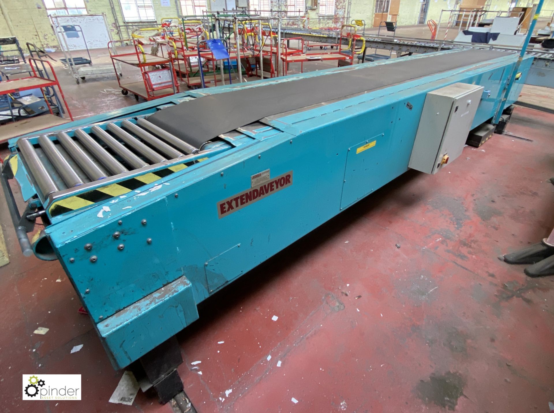 Caljan Extendaveyor Telescopic Belt/Roller Conveyor Loader, 570mm belt width - Image 2 of 9