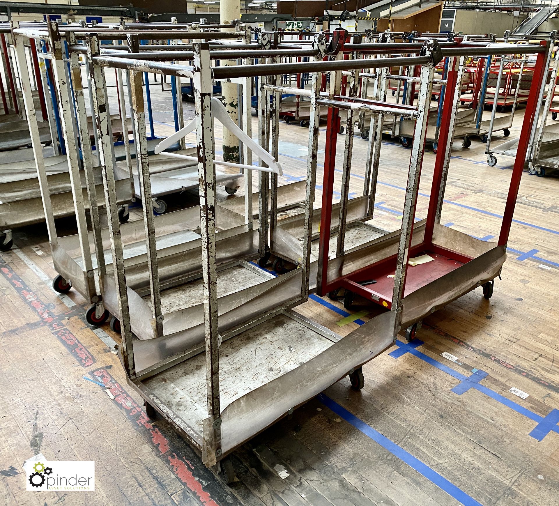 6 various fabricated Trolleys