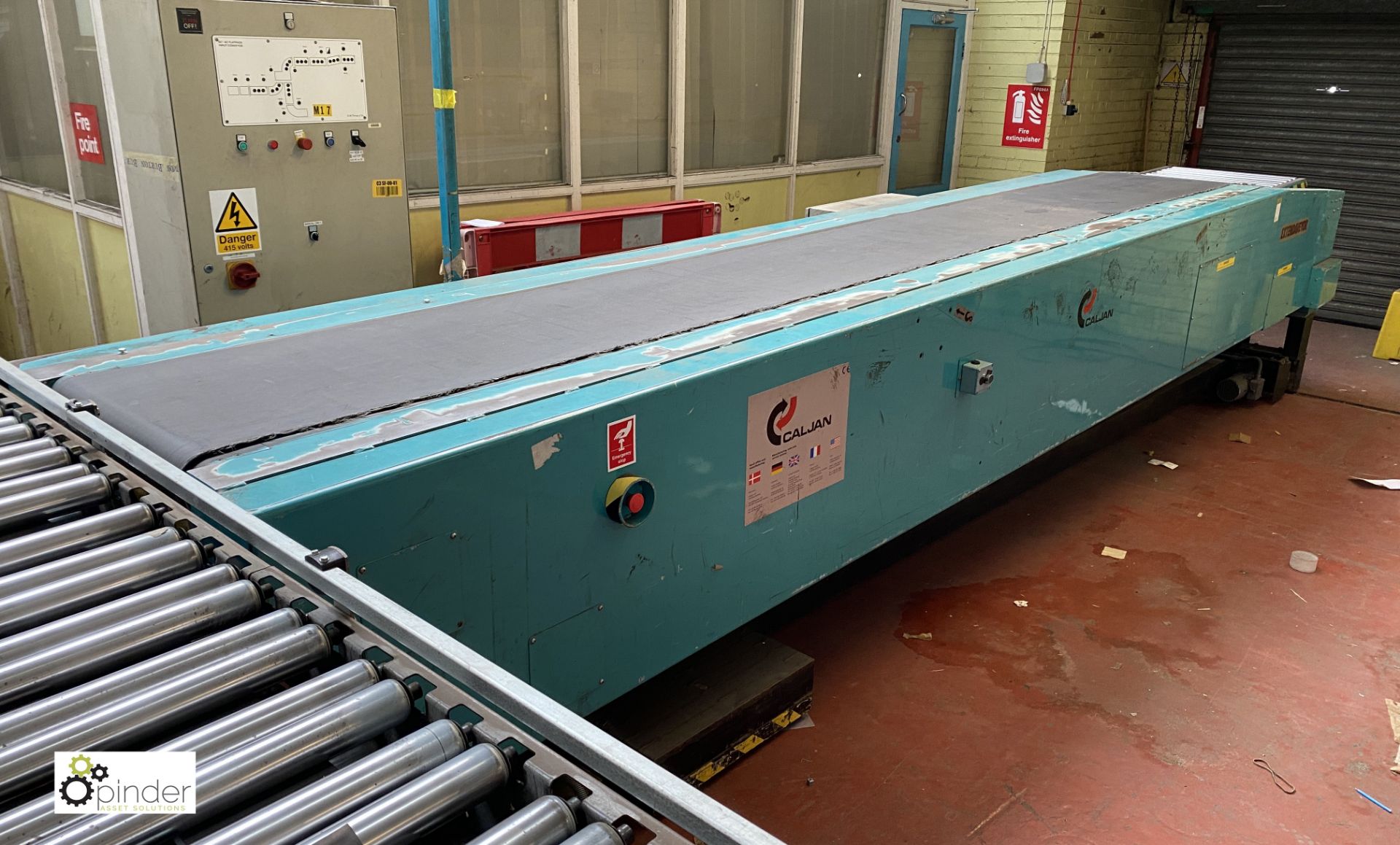 Caljan Extendaveyor Telescopic Belt/Roller Conveyor Loader, 570mm belt width - Image 6 of 9