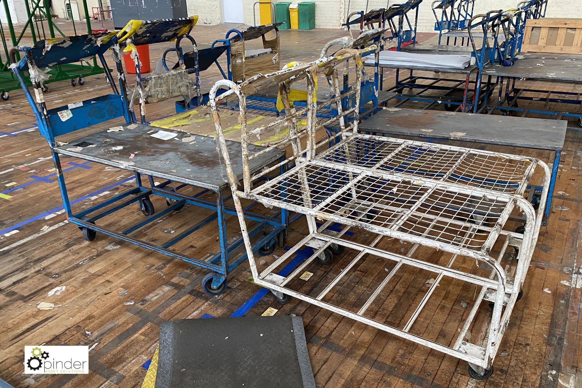 6 fabricated Picking Trolleys - Image 2 of 2