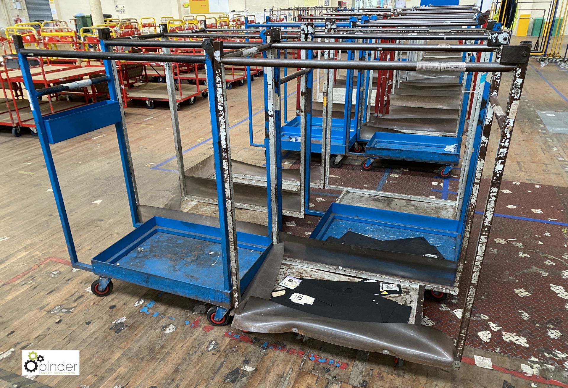 6 various fabricated Trolleys - Image 2 of 2