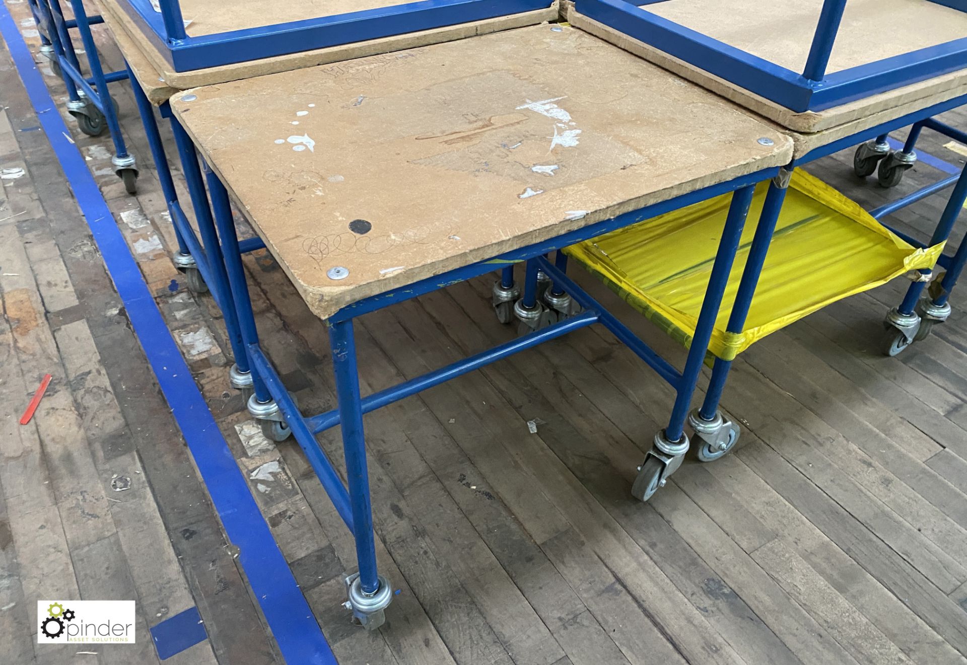 12 tubular framed Work Trolleys, 500mm x 400mm - Image 2 of 2