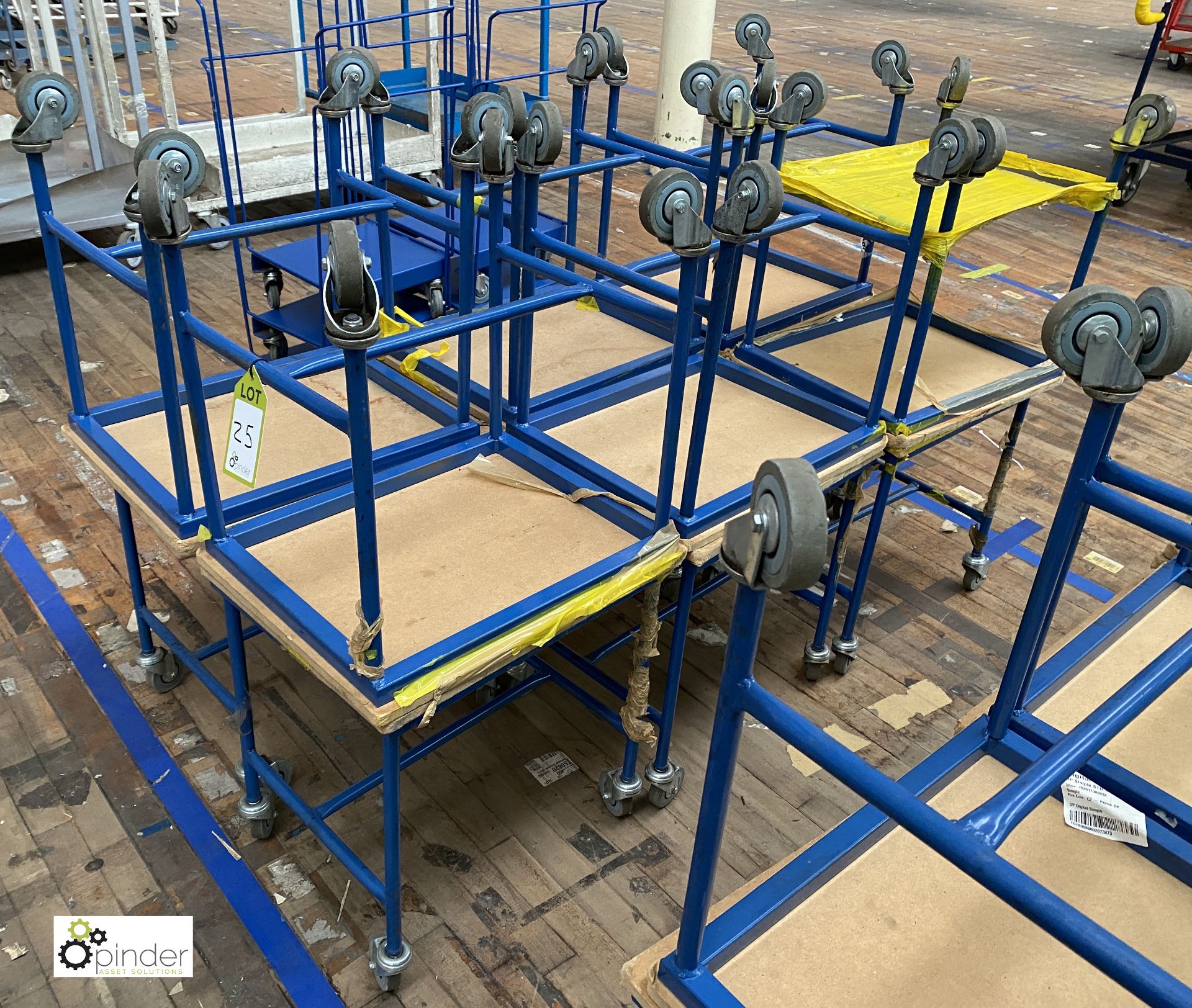 12 tubular framed Work Trolleys, 500mm x 400mm