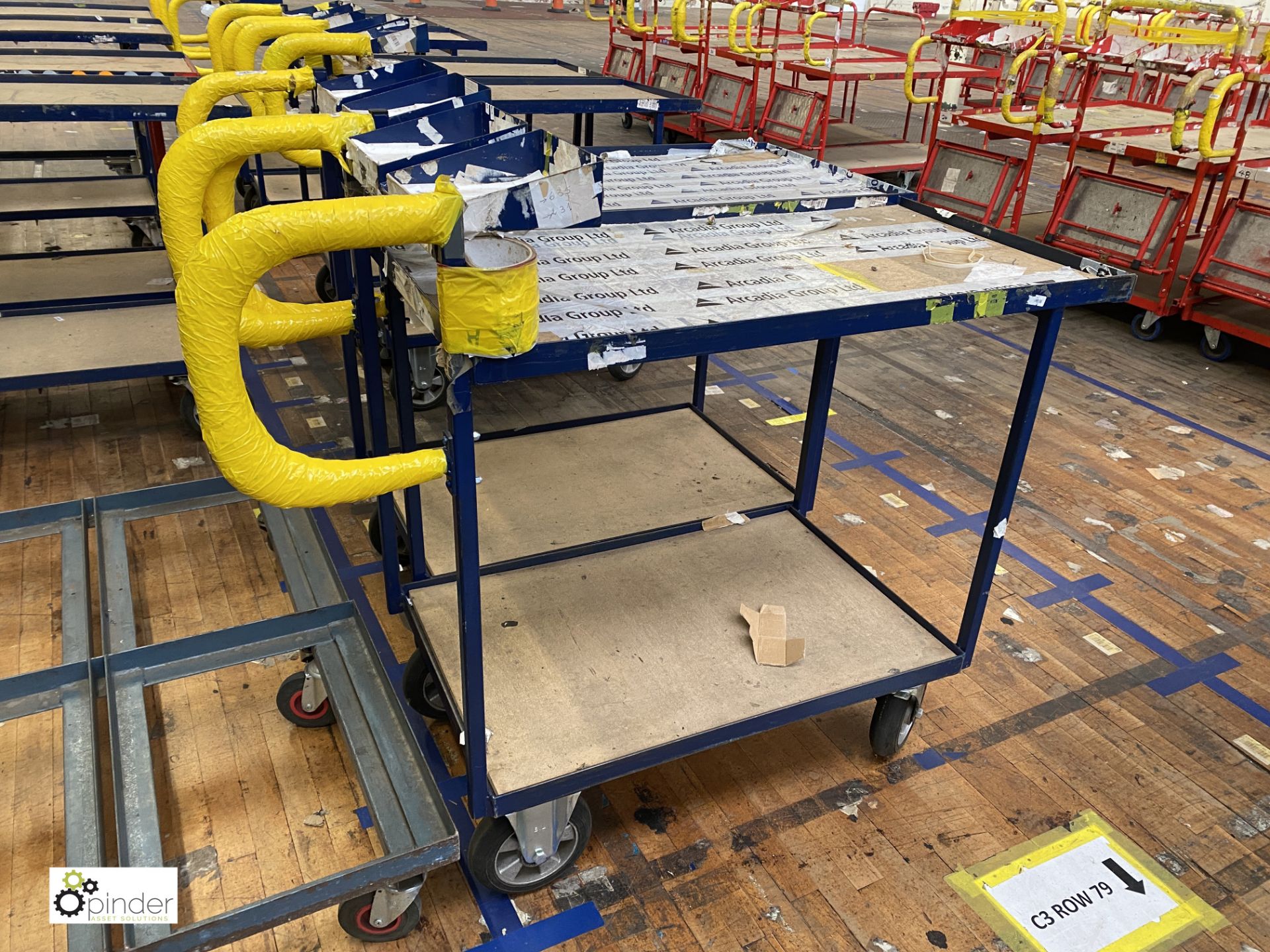 2 Picking Trolleys, 1030mm x 560mm and 2 Storage Bin Carts - Image 3 of 3