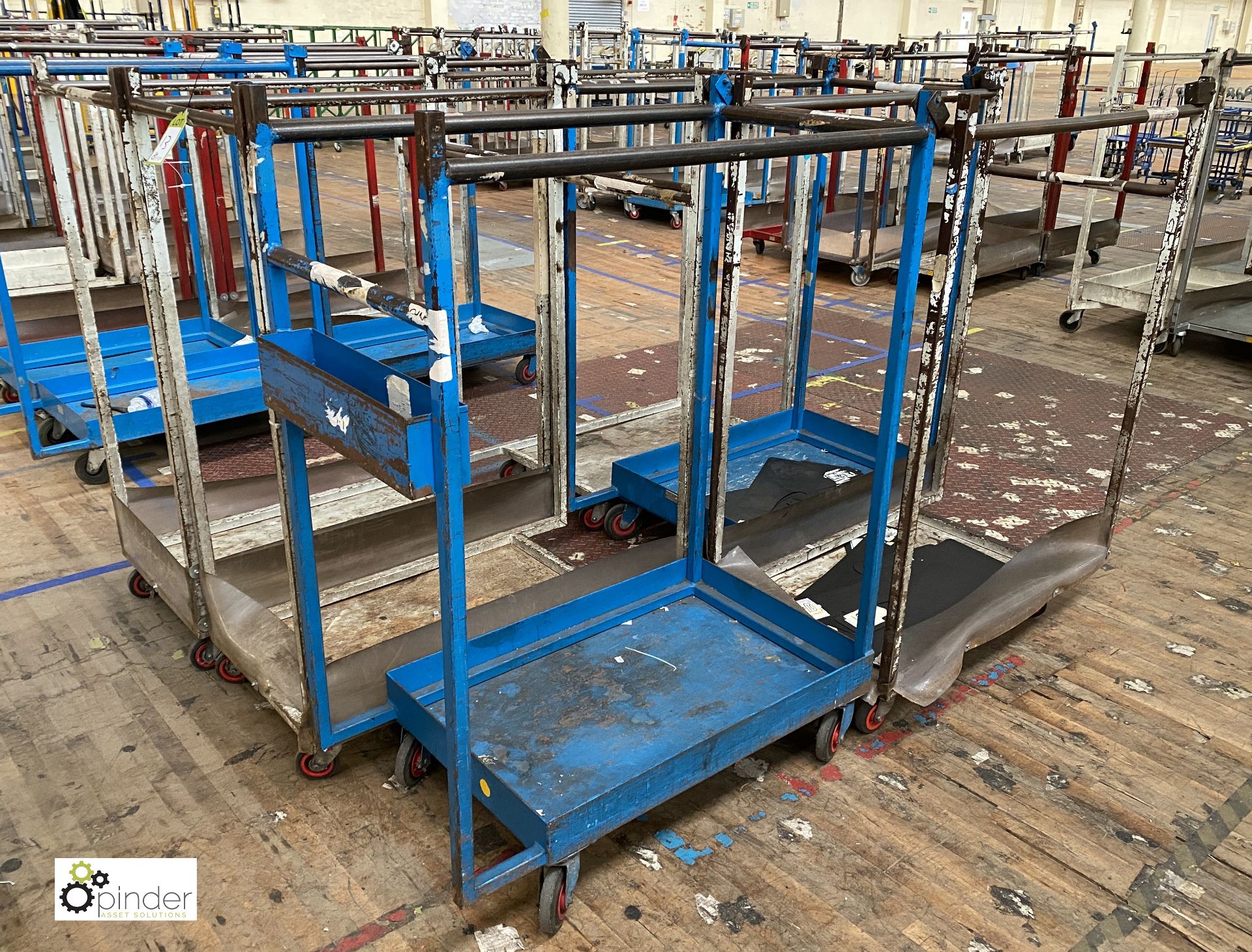 6 various fabricated Trolleys