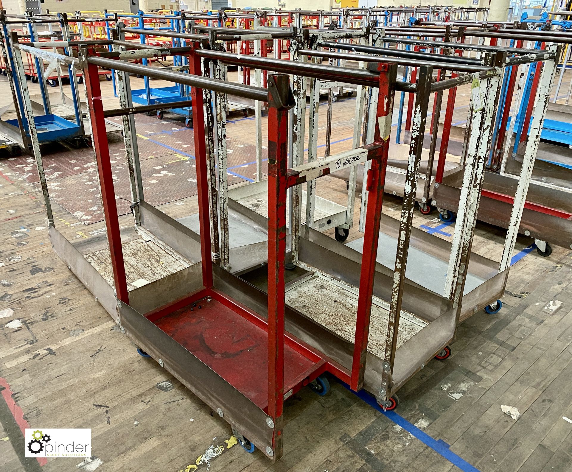 6 various fabricated Trolleys - Image 2 of 2