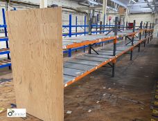 7 bays Dexion Speedlock Racking comprising 8 uprights 1840mm x 910mm wide, 28 beams 2640mm and