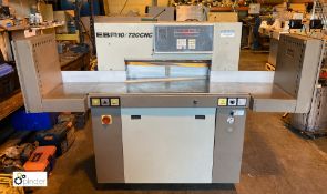 EBA Multicut 10/720 CNC Guillotine, 720mm, 380volts, serial number 240.003054, year 1995, with light