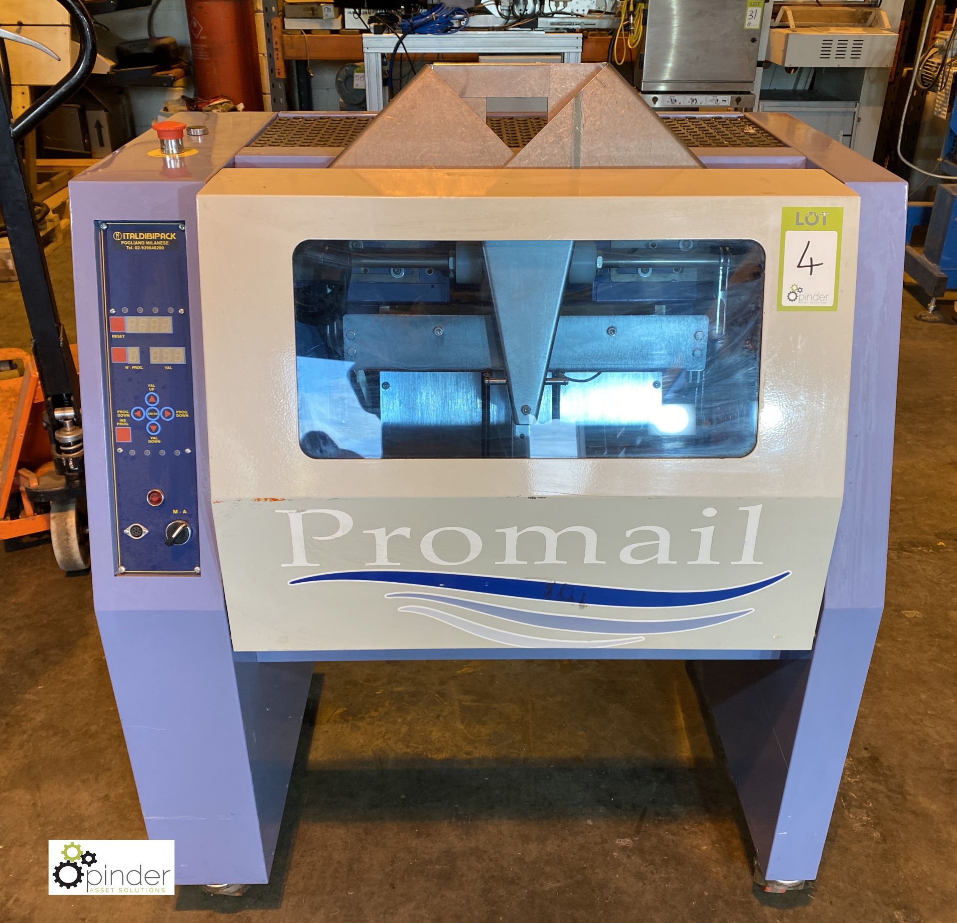 Italibipack Promail Speed Bag V Bagging Machine, 240volts, serial number 372 (please note there is a - Image 2 of 6