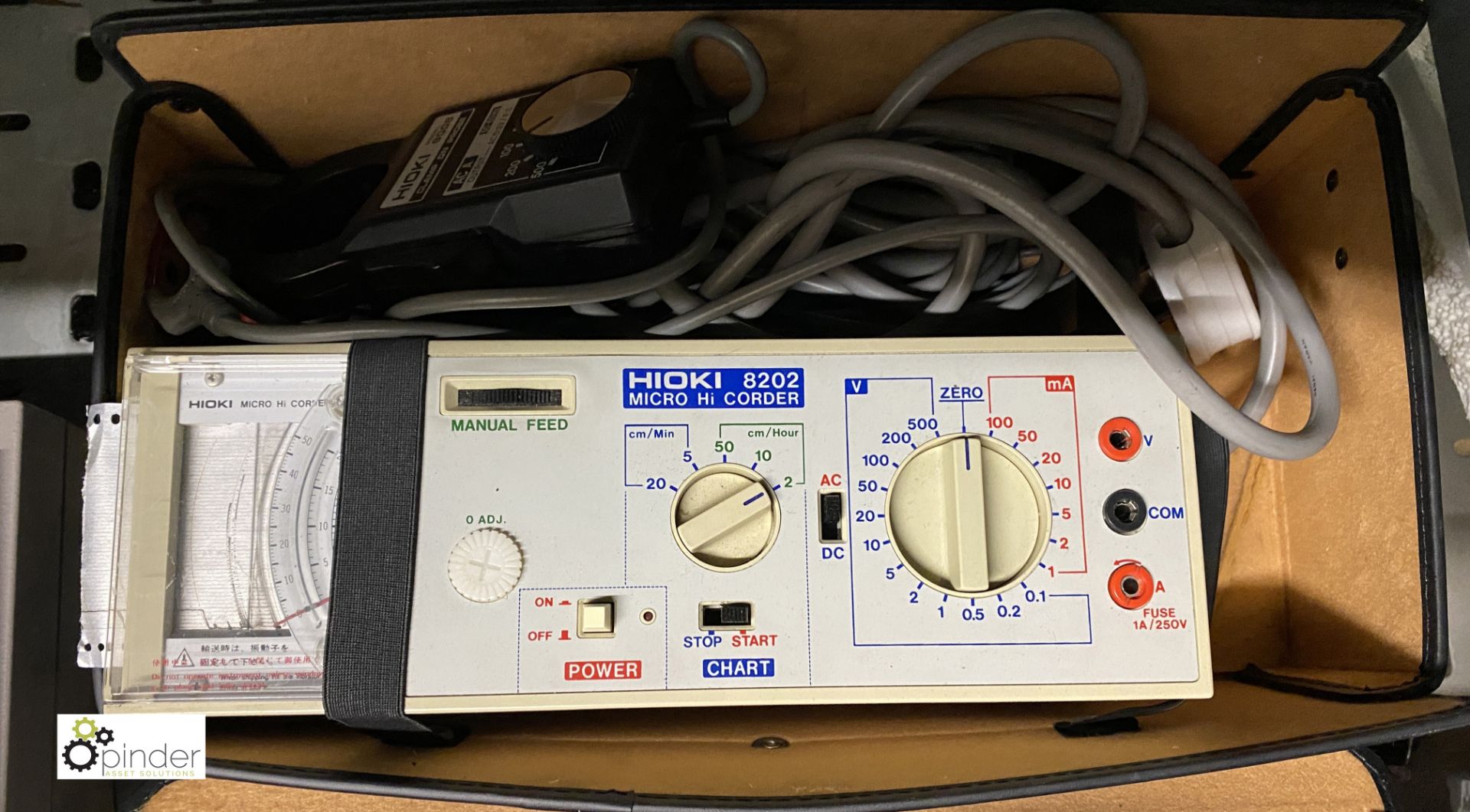 Hioki 8202 Micro Hi Corder, with case (located in Maintenance Workshop 1)