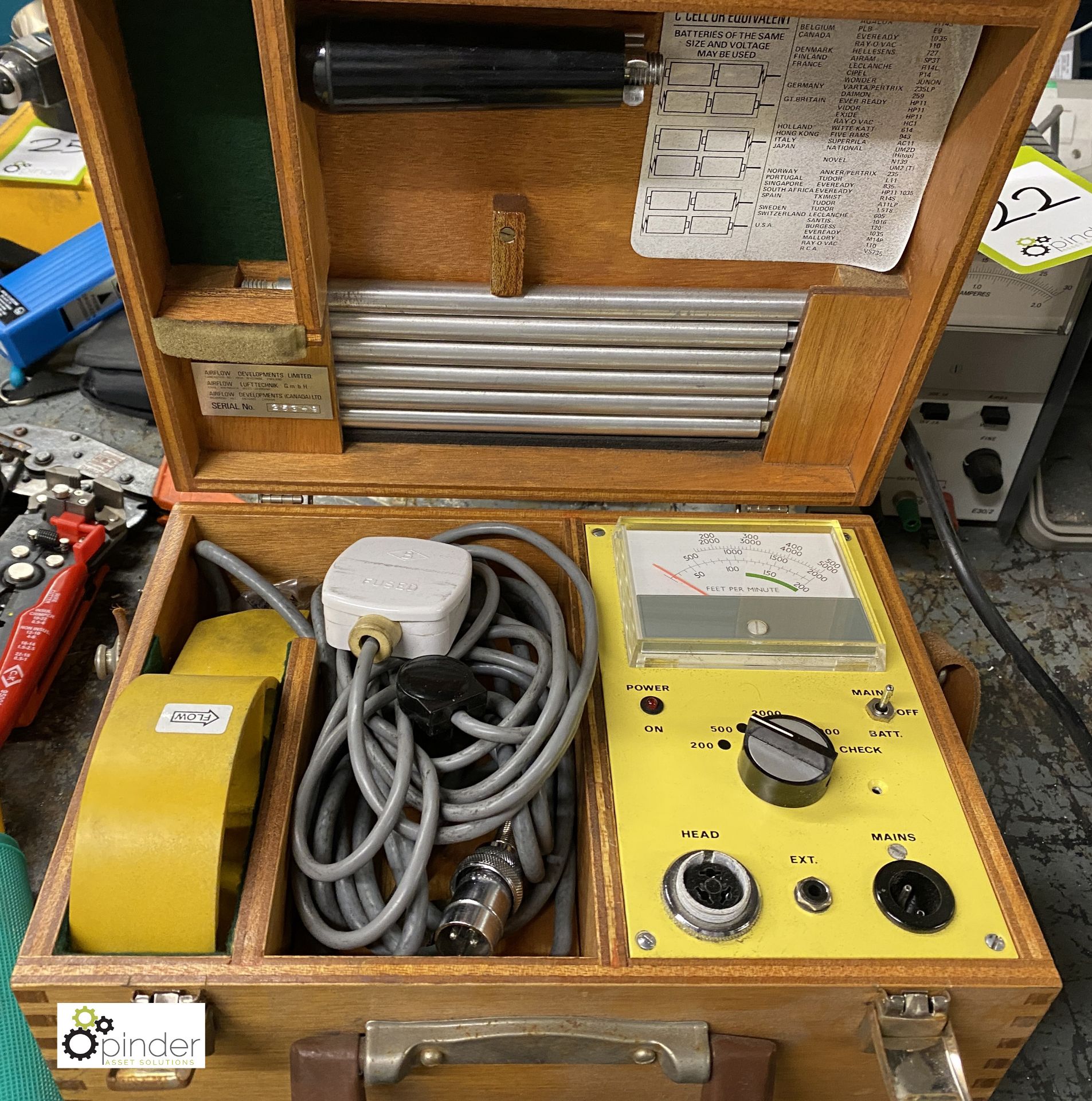 AD Electronic Direct Reading Anemometer, boxed (located in Maintenance Workshop 1) - Image 4 of 5