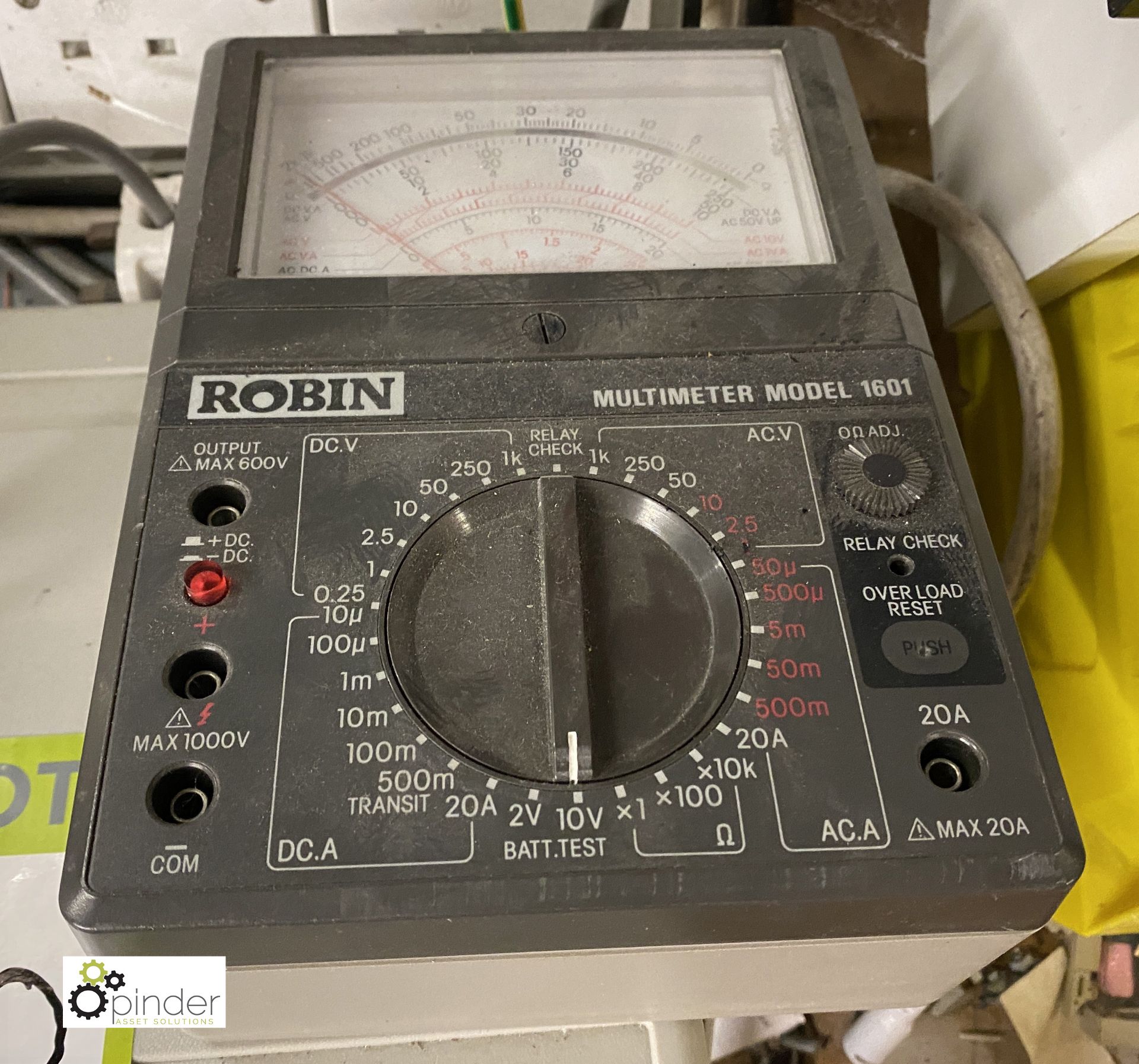 Gold Star DM-7241 Digital Multimeter and Robin 1601 Multimeter (located in Maintenance Workshop 1) - Image 3 of 3
