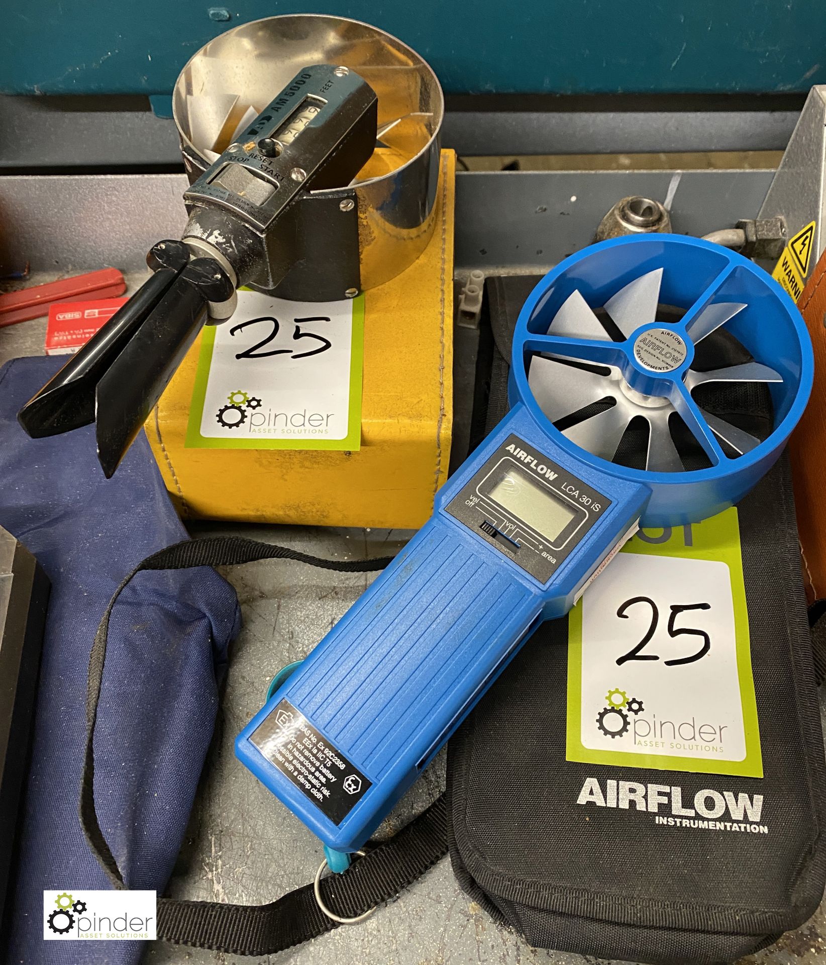 Airflow LCA30 iS and AD AM5000 Airflow Meters (located in Maintenance Workshop 1)