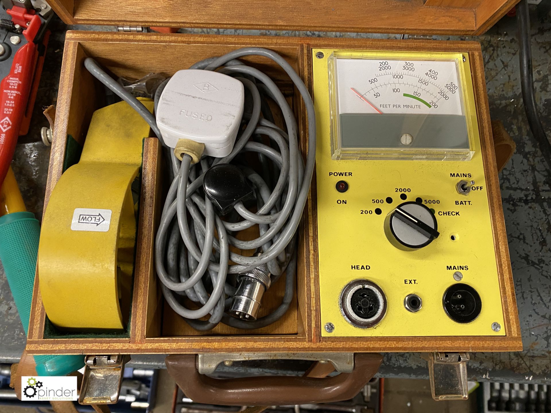 AD Electronic Direct Reading Anemometer, boxed (located in Maintenance Workshop 1)