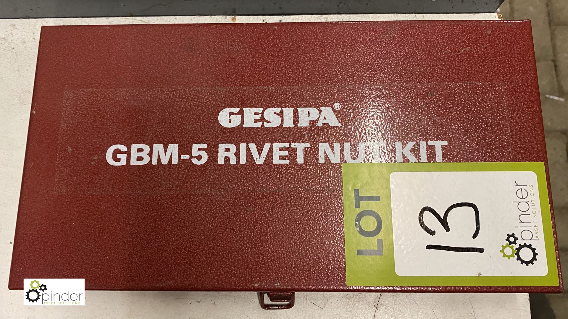 Gesipa GBM-5 Rivet Nut Kit, with case (located in Maintenance Workshop 1) - Image 3 of 3