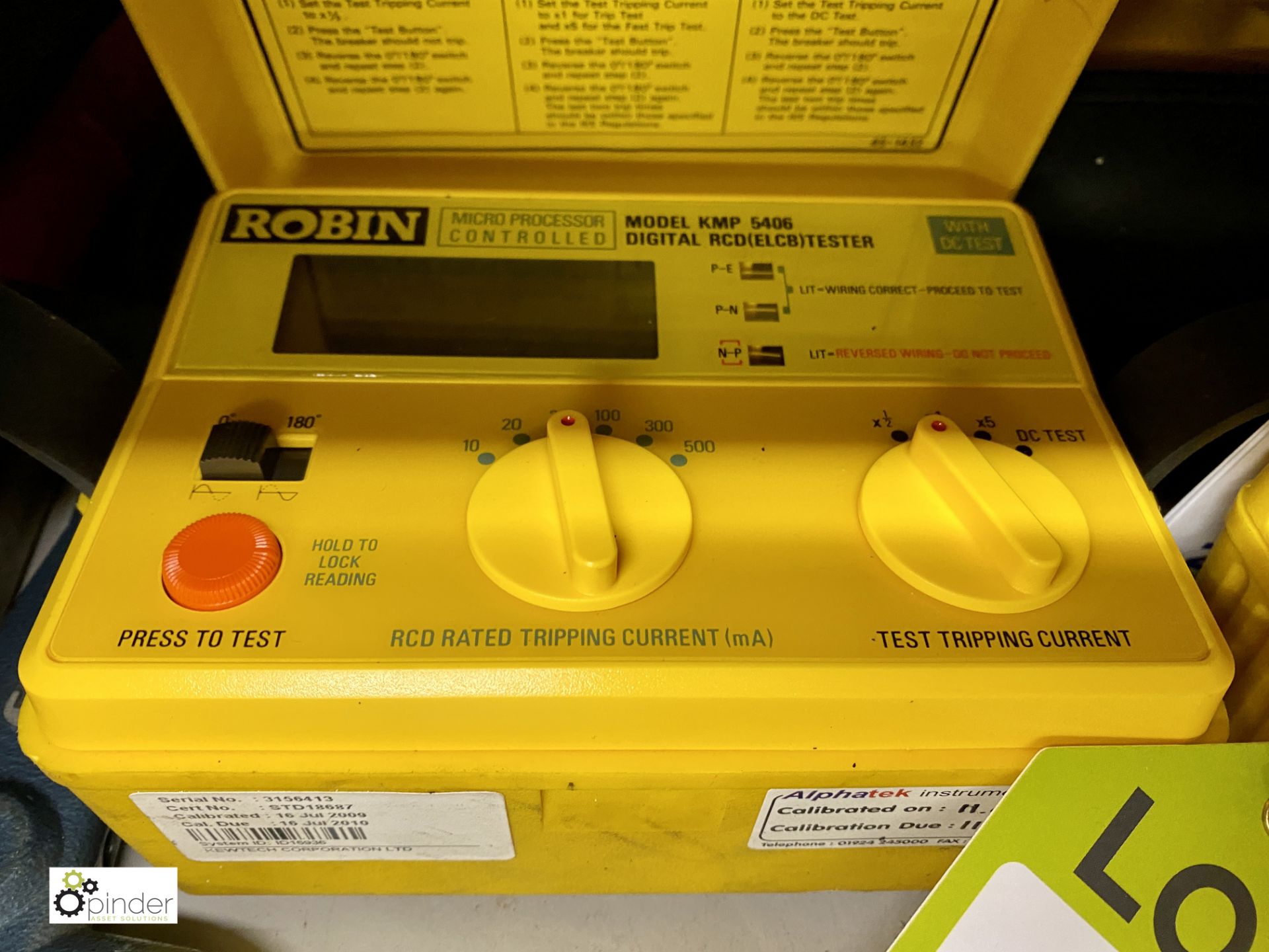 8 various Robin Test Meters, model number 2 x KMP 4210, 4141, KMP 3050 DL, KMP 5406, 2 x KMP 5404, - Image 9 of 9