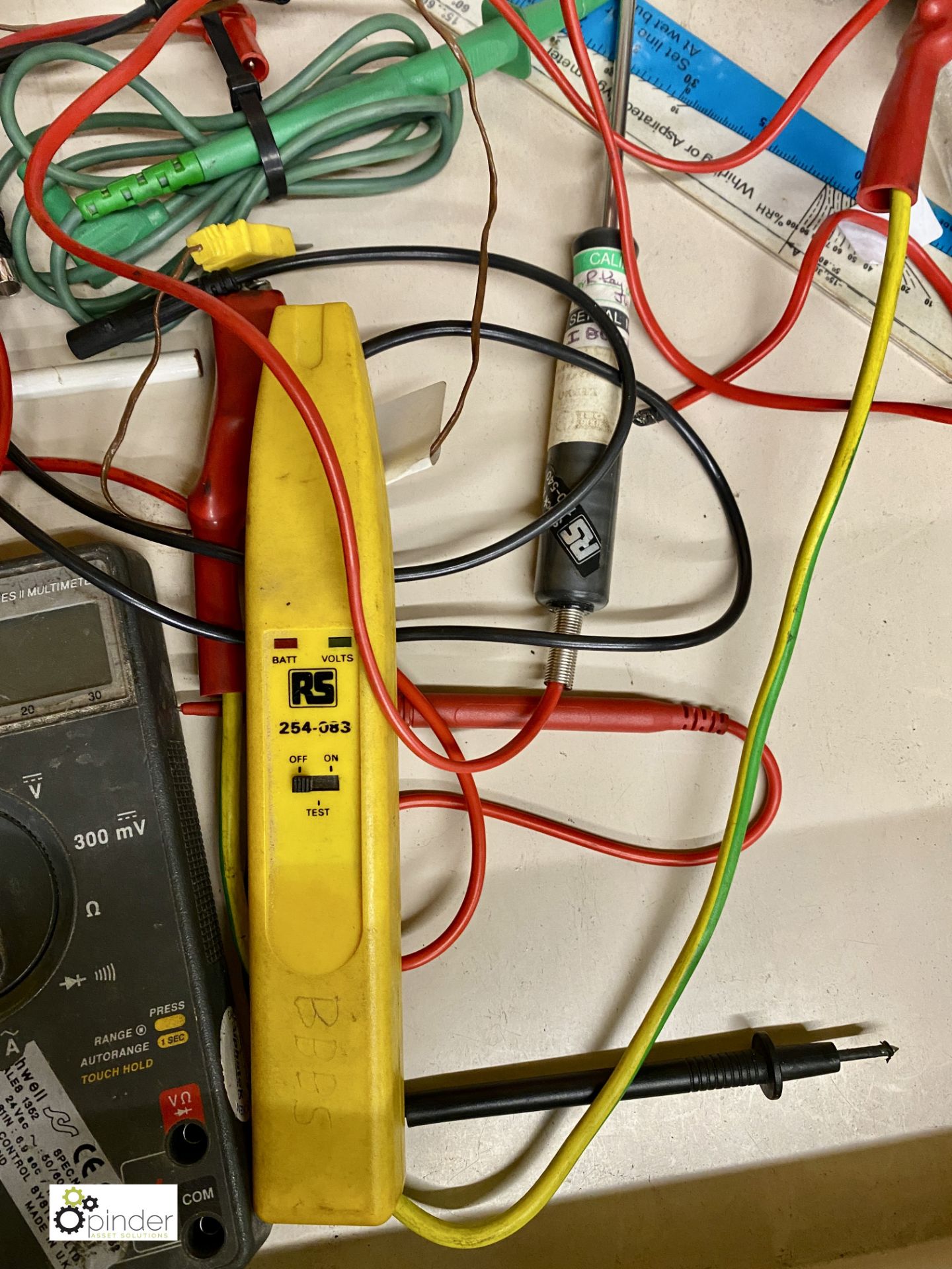 Quantity various Electrical Test Equipment, to drawer including fluke multimeter, Vaisak multimeter, - Image 4 of 5