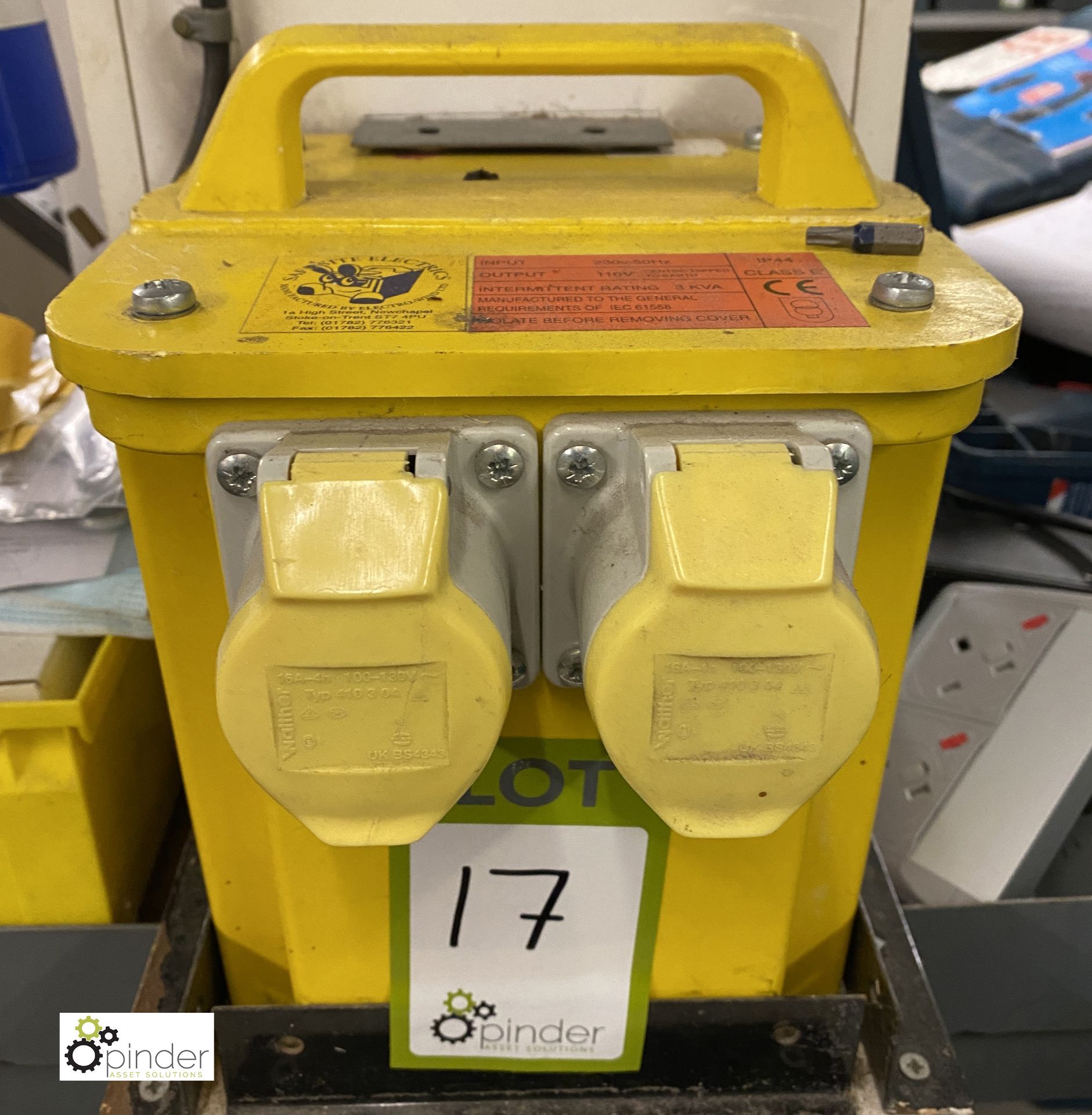 Safe Site 110volt Tool Transformer, 3kva (located in Maintenance Workshop 1)