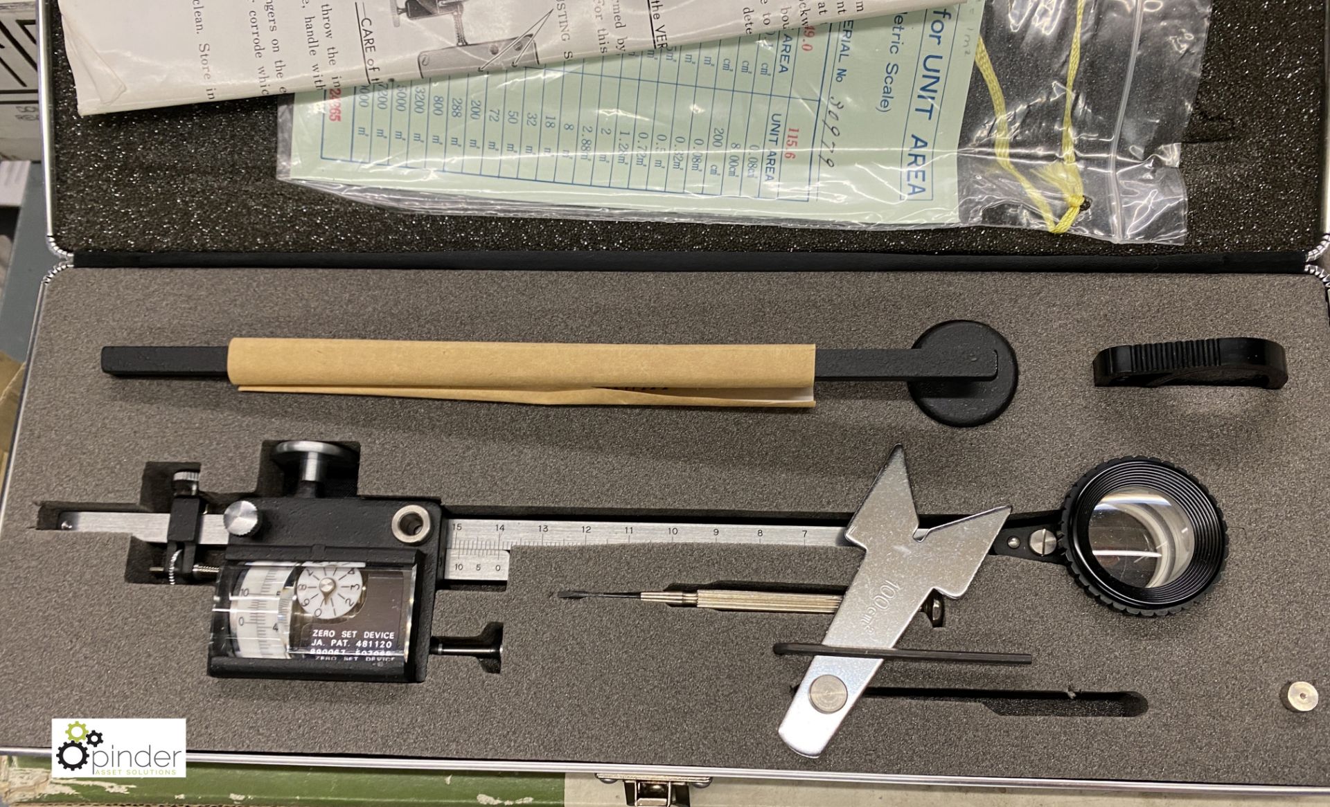 Koizumi KP-27 Compensating Planimeter, with case (located in Maintenance Workshop 1) - Image 2 of 4