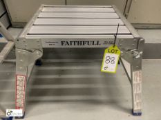 Faithfull aluminium folding Access Platform, 150kg (located in Maintenance Workshop 2)