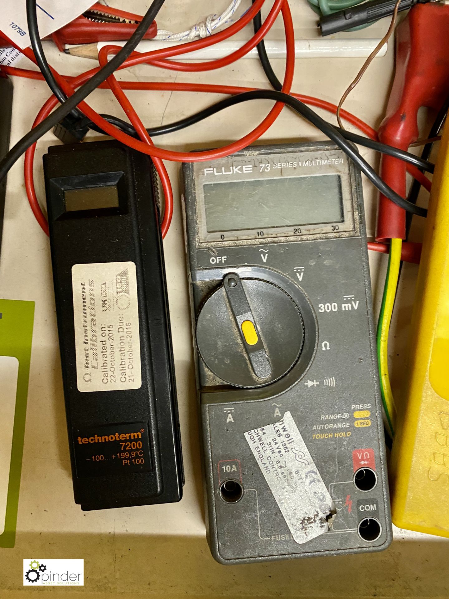Quantity various Electrical Test Equipment, to drawer including fluke multimeter, Vaisak multimeter, - Image 3 of 5