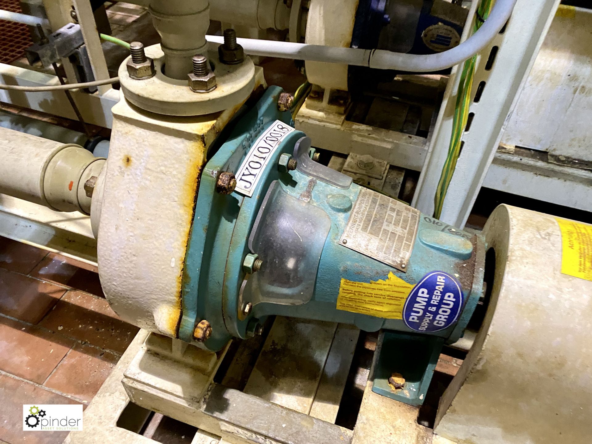 Pump Set – Wernert pump Type NKP 32-200, S/N 040642, Suction 2” ASA 150, Discharge 1 ¼” ASA 150, - Image 2 of 5