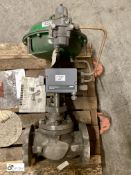 Fisher Emerson pneumatic Control Valve - 3” (80mm) 1018S globe valve, Serial No EU03313844, Type