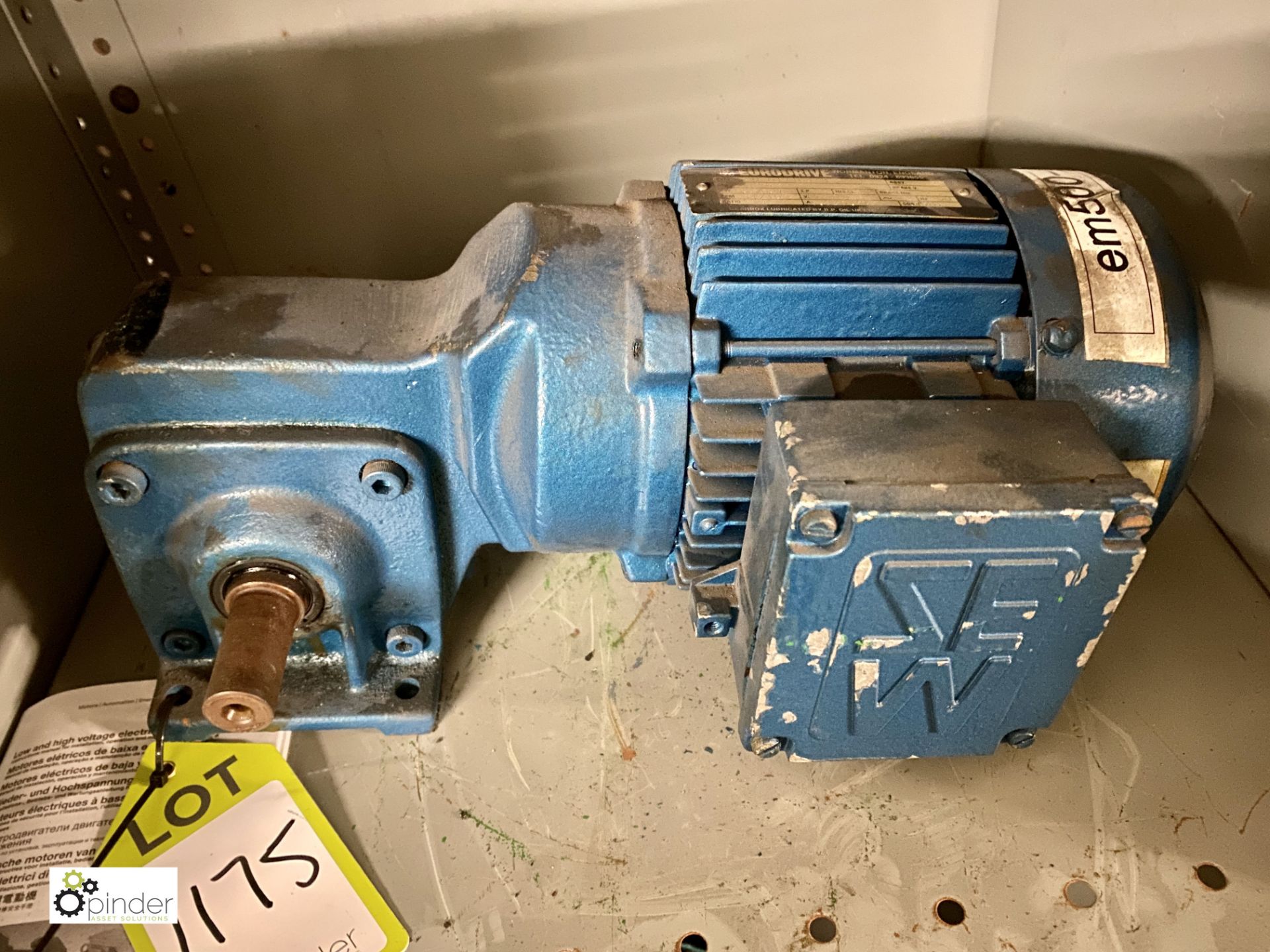SEW Eurodrive Electric Motor and 90° 0.25kw Gearbox (EM500-0004) (please note there is a lift out