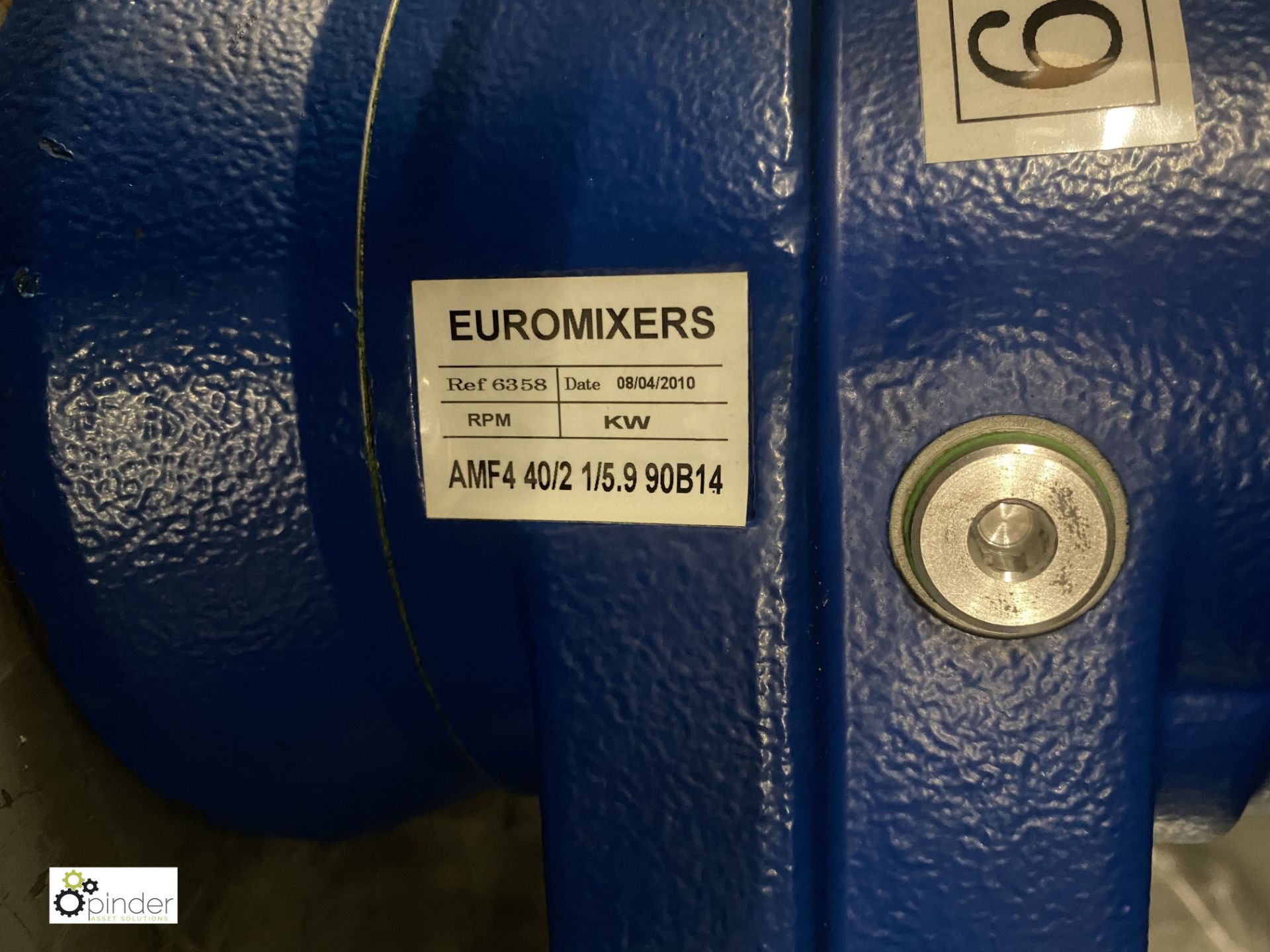 Euro Mixer AMF4 40/2 1/5.9 90B14 Shaft Adapter (QX099) (please note there is a lift out fee of £5 - Image 2 of 3