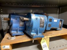 2 Typ 1 Geared Motors, with Georg GR1-71/1 electric motor, 1kw (EM511) (please note there is a
