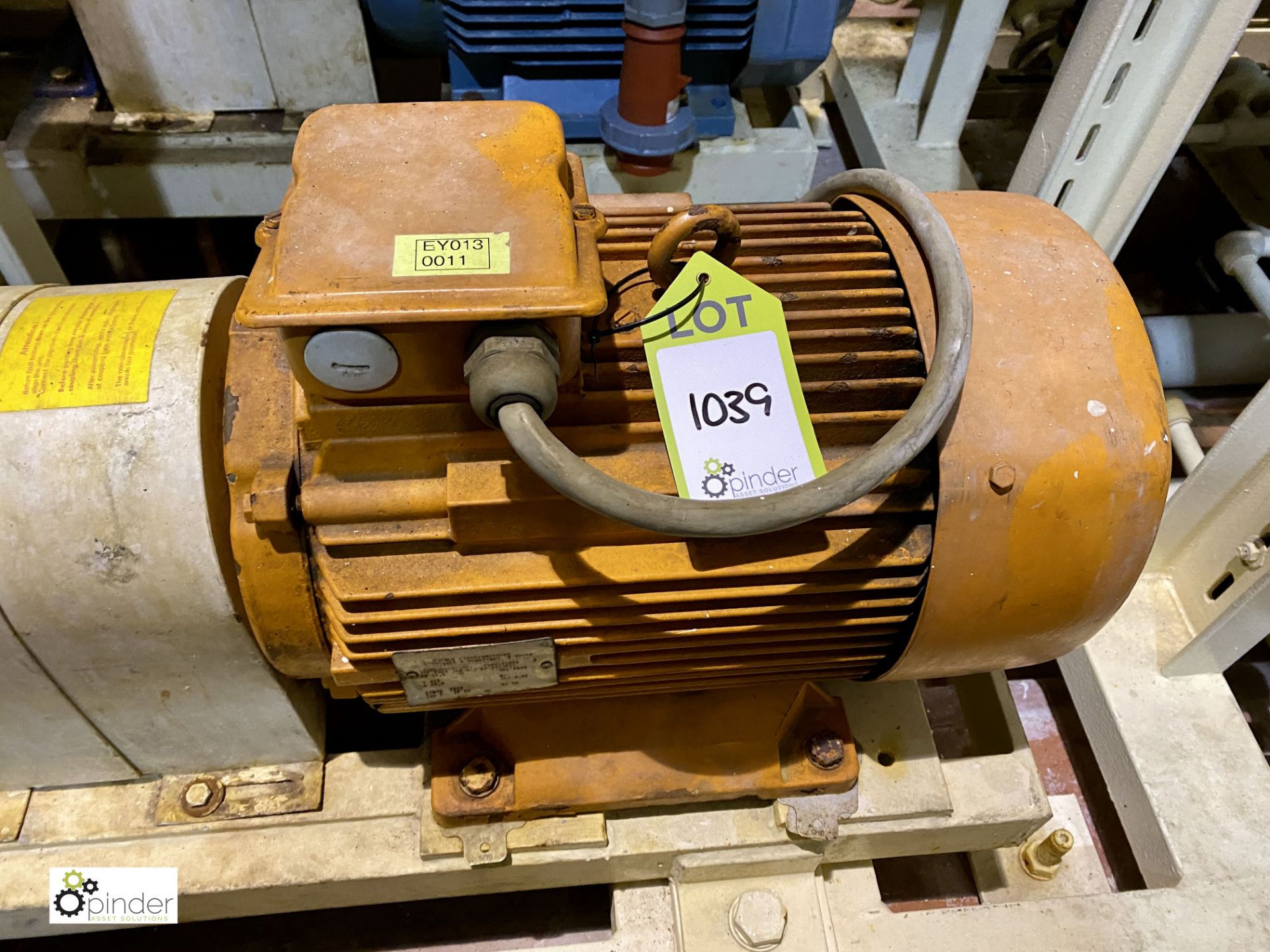 Pump Set – Wernert pump Type NKP 32-200, S/N 040642, Suction 2” ASA 150, Discharge 1 ¼” ASA 150, - Image 4 of 5