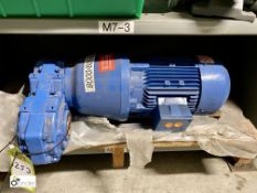 Getriebebau Nord SK2080A/IEC90 Gearbox, ratio 8.7:1, with Siemens electric motor (QB509) (please