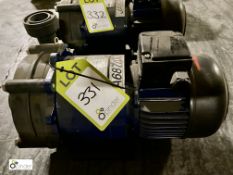 Sondermann RM-PP-18/240-60S Pump, 240L/hr @ 18m hd, material PP/VGKKK, with 0.75kw motor (JA687) (