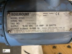 Rosemount Magnetic Flowtube Model 8732CT03C1J1M4, S/N 0860091270, 4-20mA, Body 8705 TTE030C1W3NOB3Q4