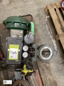 Fisher Emerson pneumatic Control Valve - 4” Butterfly valve, Serial No EU0354821, Type 9500 c/w 1052