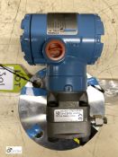 Rosemount Pressure Transmitter, S/N 10138205, Model 2051L3AE0FH2BABD4, 3” ASA 150 PCD 152mm, 4-20mA,